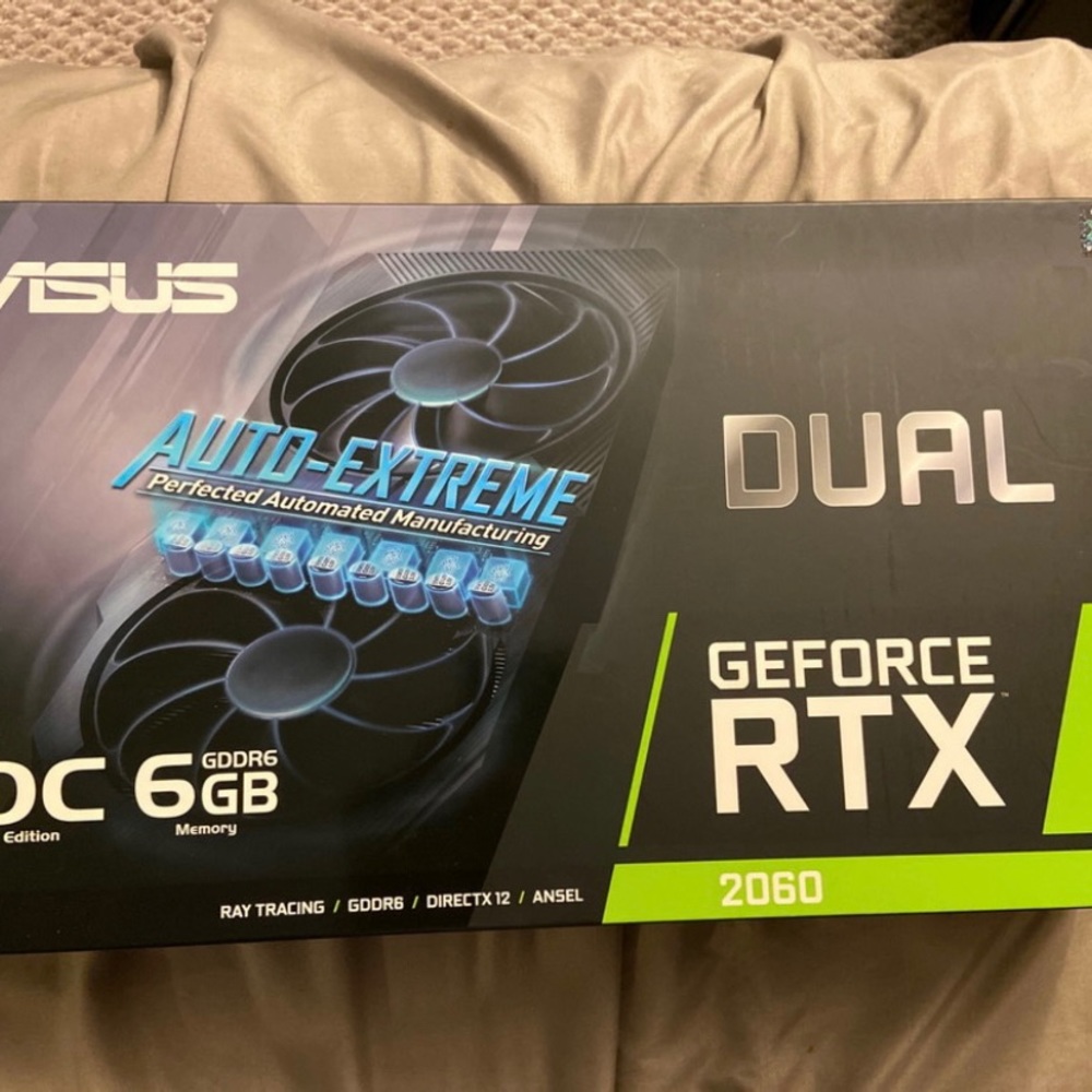 Asus dual GeForce Rtx 2060 6gb OC edition